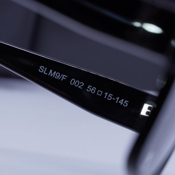 Saint Laurent SL M9/F 002 Square Sunglasses – Shiny Black - Picture 7 of 10